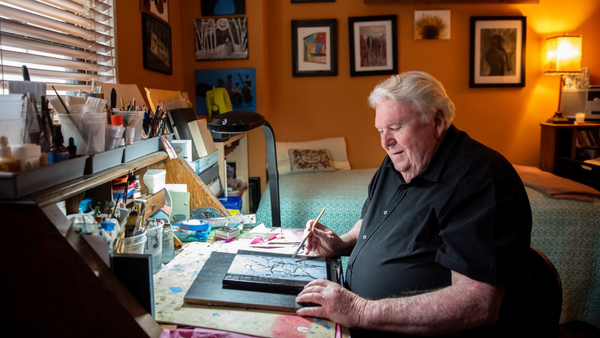 A lifetime of experience shines through work of late-blooming 82-year-old Hoboken artist