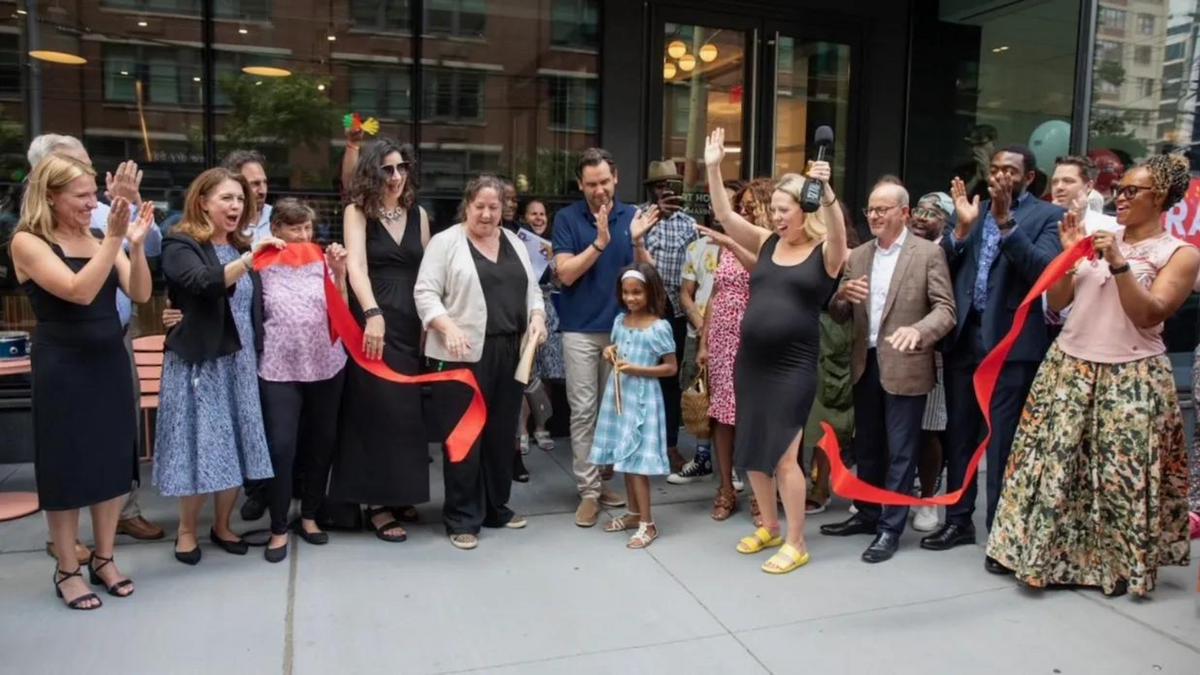 Amidst Fanfare and a Parade, Art House Productions Cuts the Ribbon