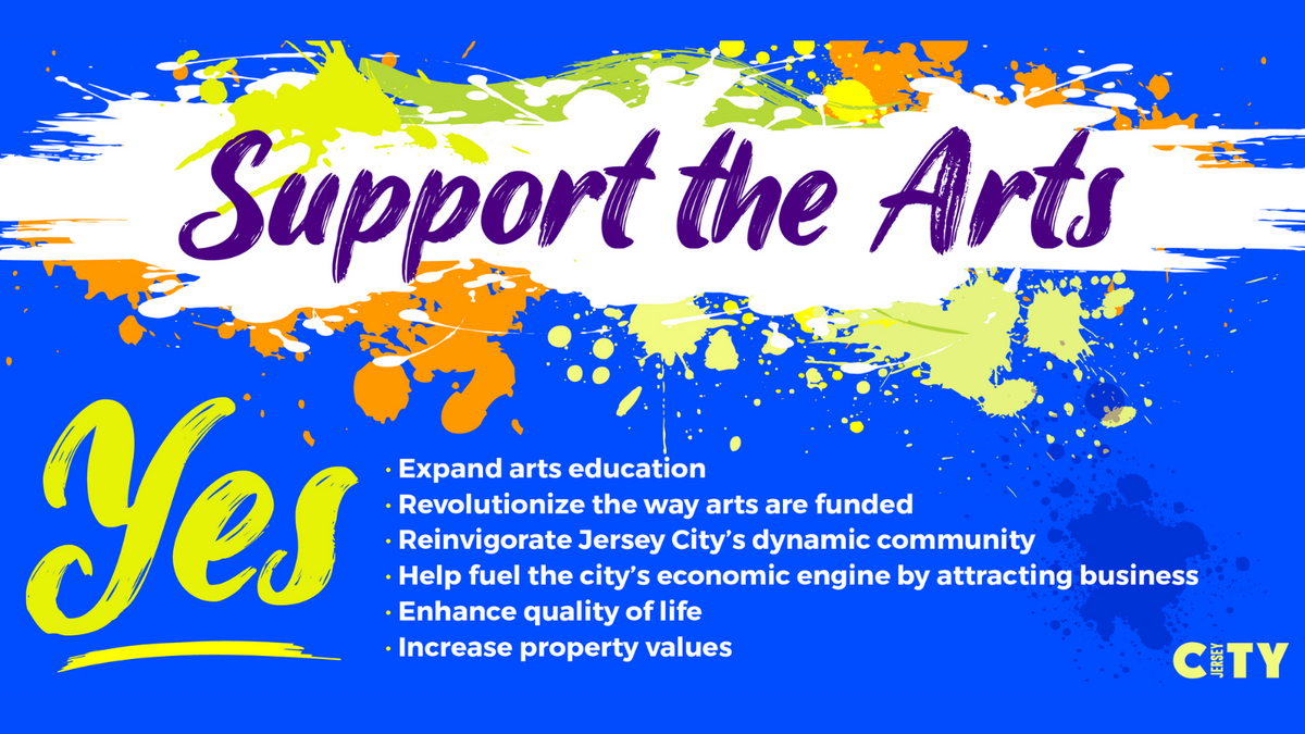 VOTE YES - Jersey City Arts & Culture Trust Fund