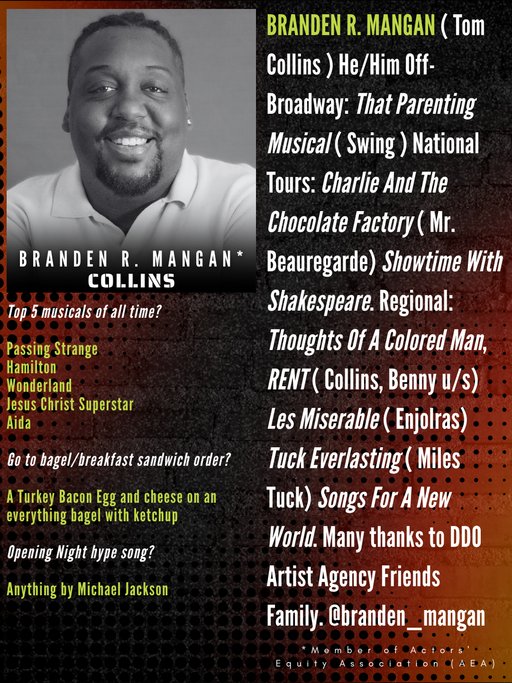 Branden R. Mangan as COLLINS