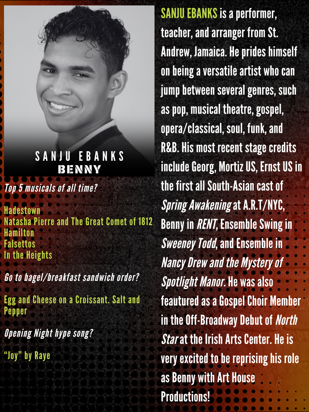 Sanju Ebanks as BENNY