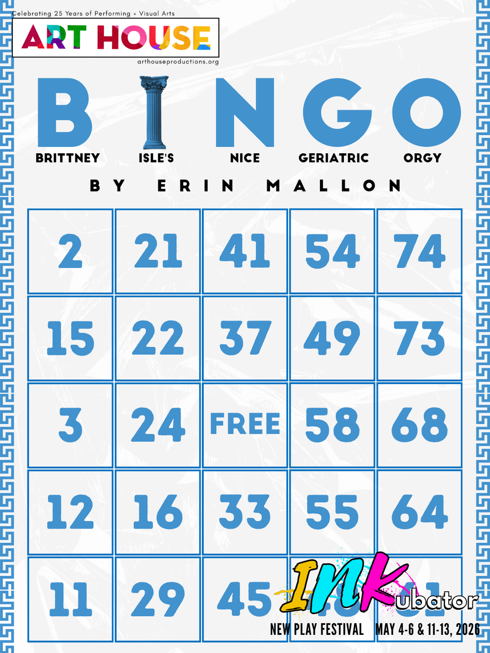 B.I.N.G.O. | May 5, 2026