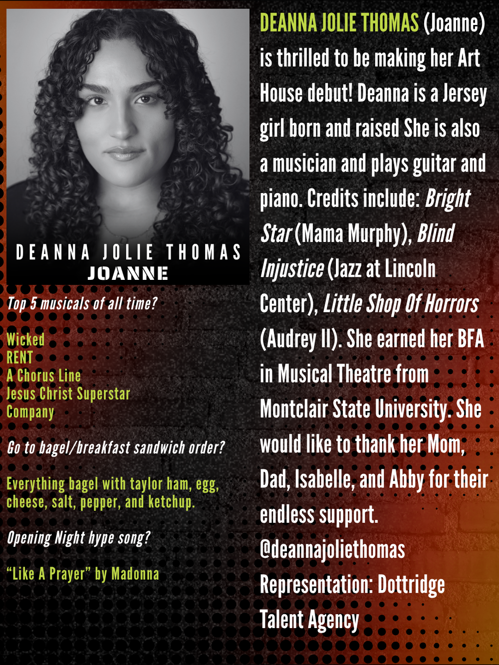 Deanna Jolie Thomas as JOANNE