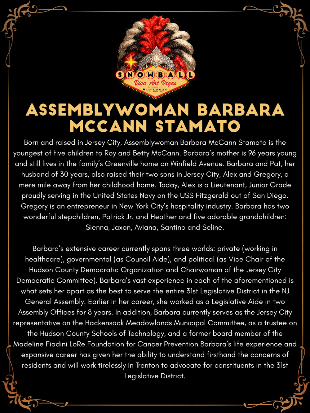 Assemblywoman Barbara McCann Stamato