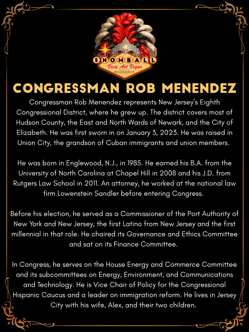 Congressman Rob Menendez