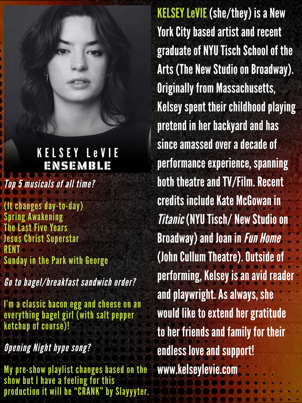 Kelsey LeVie - ENSEMBLE