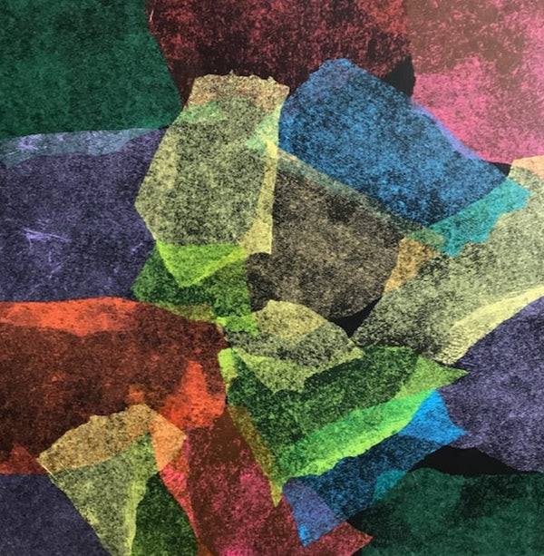 abstract multicolor painting