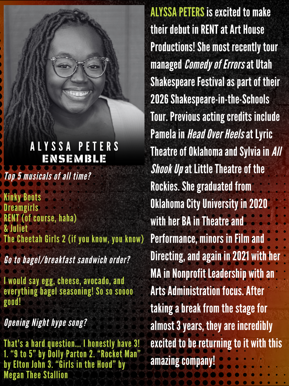 Alyssa Peters - ENSEMBLE
