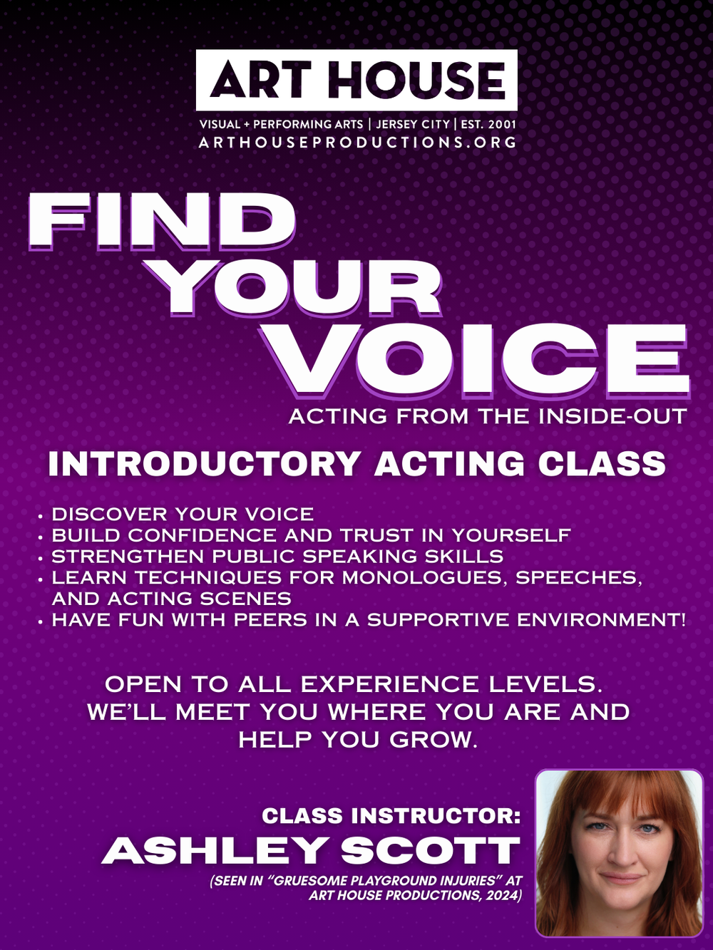 Find Your Voice: Acting From the Inside Out