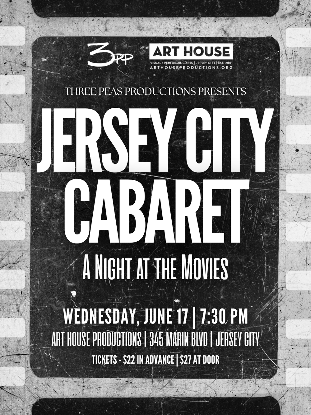 Jersey City Cabaret: A Night at the Movies | June 17, 2026