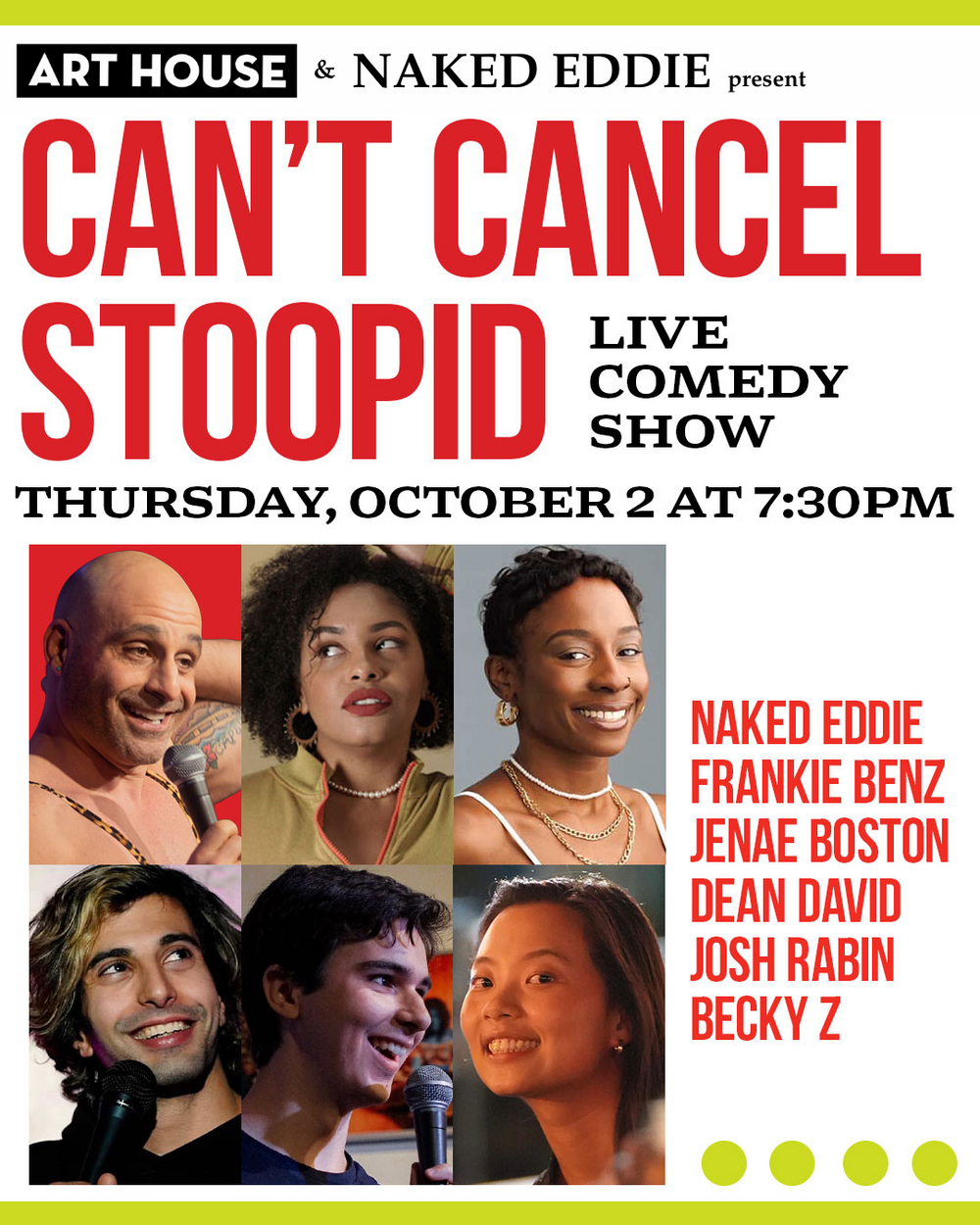 Can't Cancel Stoopid | October 2, 2025