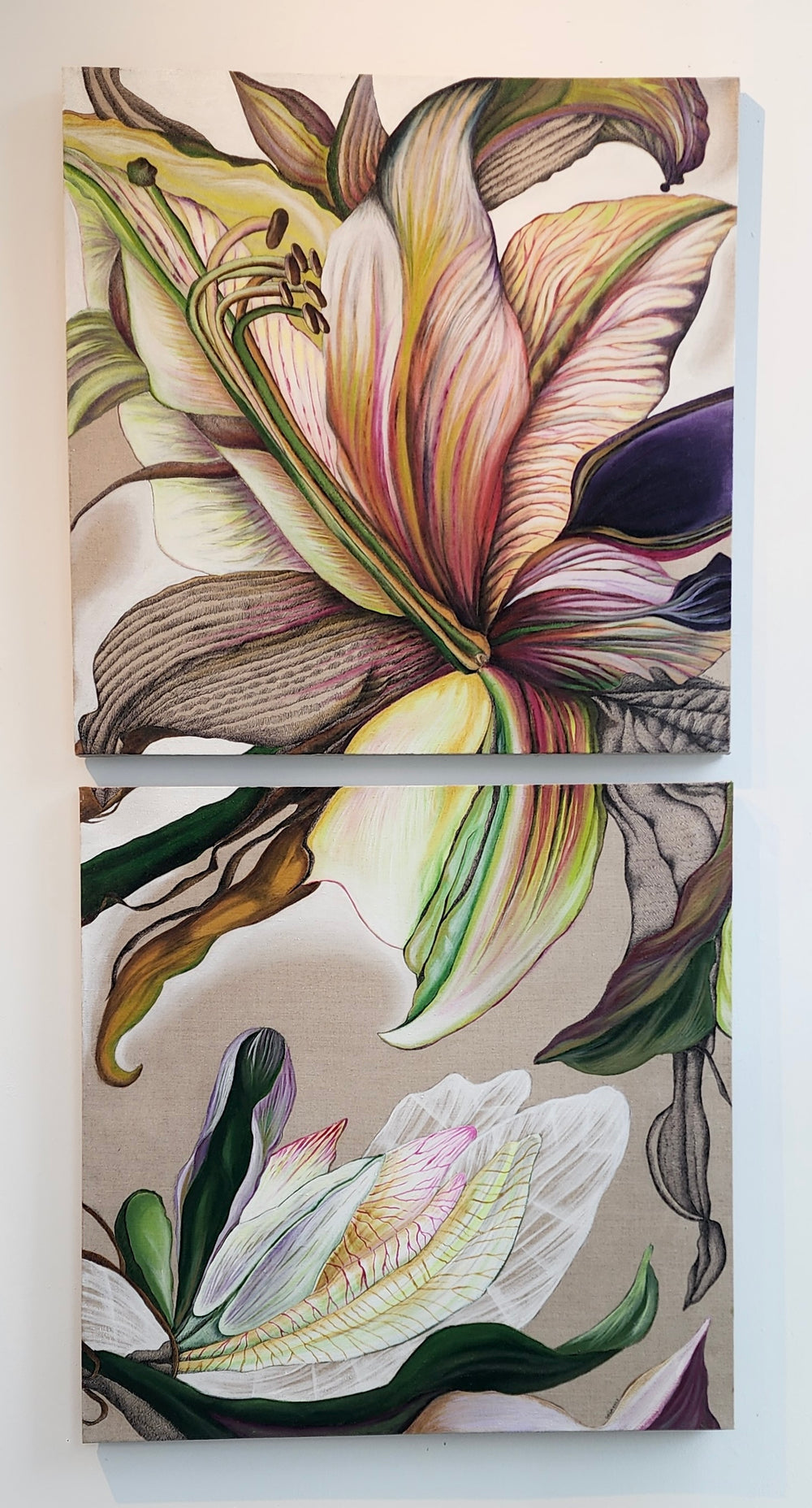 Elegance of Amaryllis by Gordana Jerosimic (1953 - 2025)