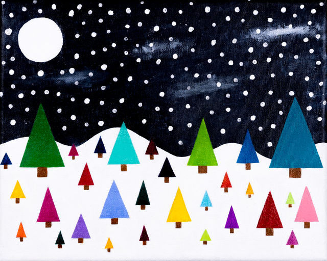 Forest of Christmas Trees by Joon Han