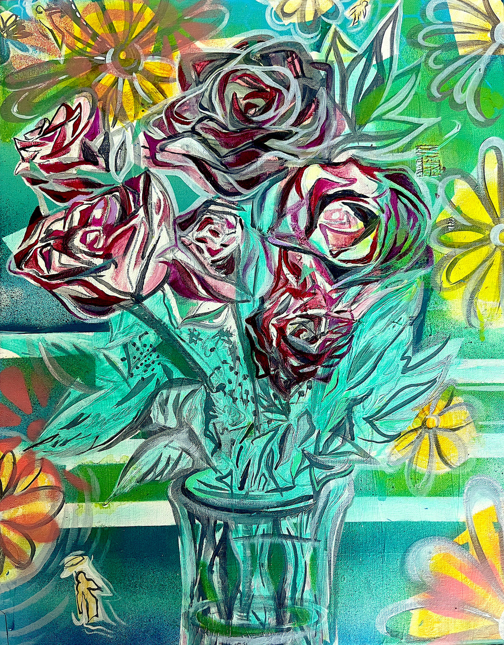 "December Flowers" by Rachel Misfud