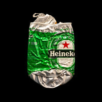 Photographic print of a crushed Heineken can