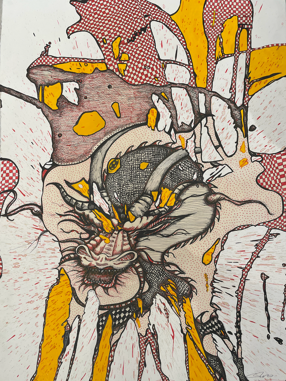 "Dragon Panel 1" by Cheryl Gross