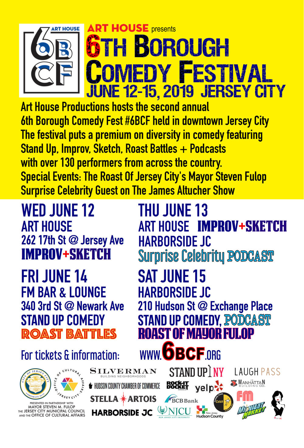 Jersey City Comedy Festival 2019