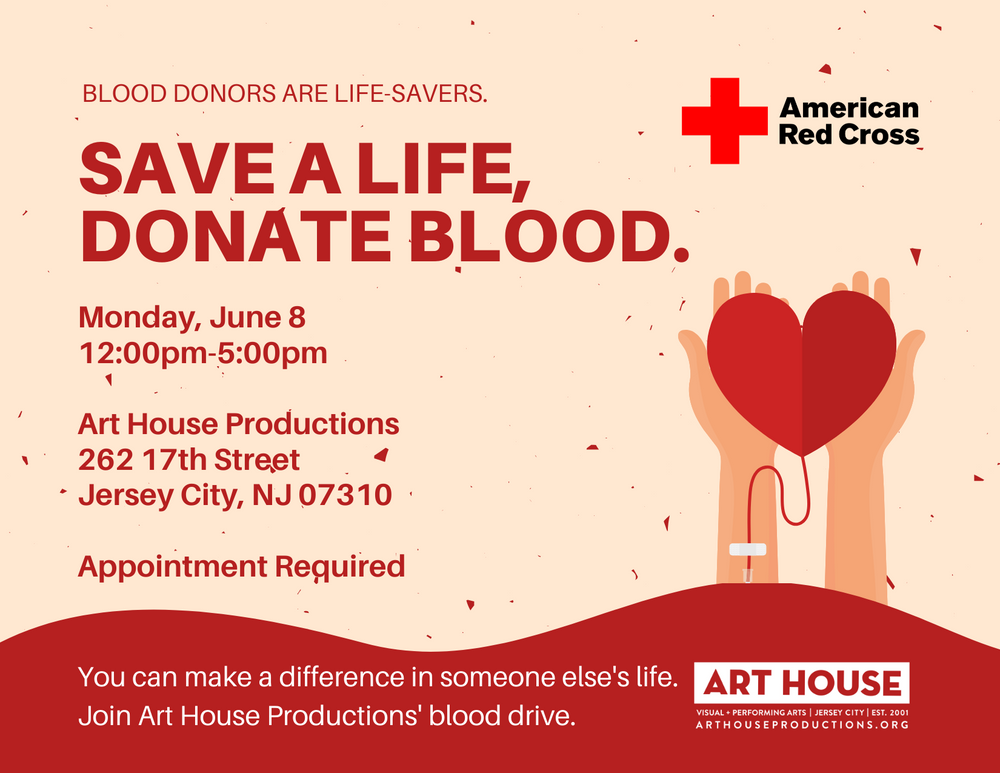 Blood Drive - Monday, June 8 from 12pm-5pm EST