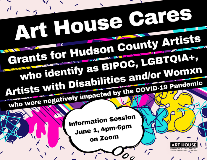 Art House Cares Grant Office Hours | Wednesday, June 1 from 4pm-6pm on Zoom