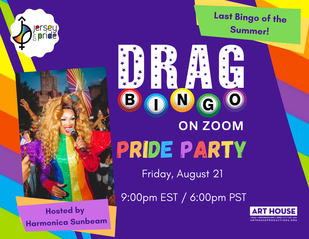 SOLD OUT - Virtual Drag Bingo with Harmonica Sunbeam - March 20 - August 21, 2020