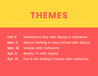 Putting The "Play" Back In Playwriting | Thursday, April 15 at 7:00pm EST