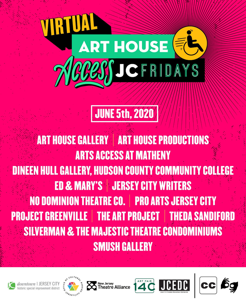 Virtual Access JC Fridays - Friday, June 5 at 7:00pm EST