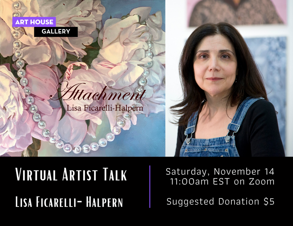 Virtual Artist Talk: Lisa Ficarelli-Halpern - November 14 at 11am EST